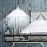 Trio Moderne Hanglamp Met KapSeries 3014 wit - 301400101 - thumbnail