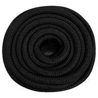 Boottouw 20 mm 50 m polypropeen zwart - thumbnail