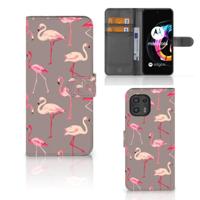 Motorola Edge 20 Lite | Telefoonhoesje | Met pasjeshouder | Flamingo - thumbnail