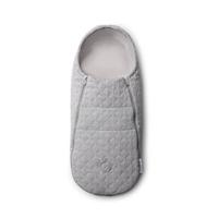 Bugaboo newborn inlay kinderwagen stoelinleg Light grey melange - thumbnail