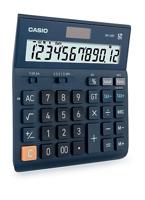 Casio DH-12ET Bureaurekenmachine Donkerblauw Aantal displayposities: 12 werkt op zonne-energie (l x b) 101 mm x 159 mm - thumbnail