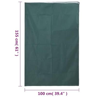 VidaXL Plantenhoezen met ritssluiting 10 st 70 g/m² 1x1,55 m