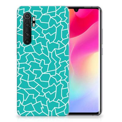 Xiaomi Mi Note 10 Lite | Hoesje maken | Cracks Blue