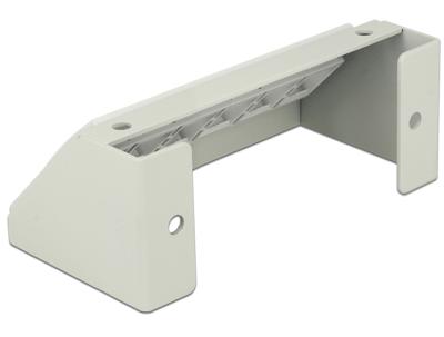 Delock Keystone houder 6 poorten multimedia paneel grijs
