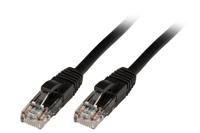 LINDY 48078 RJ45 Netwerkkabel, patchkabel CAT 6 U/UTP 2.00 m Zwart 1 stuk(s) - thumbnail