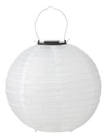 HEMA Solar tuinlampion Ø28cm wit - thumbnail