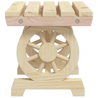 3-delige Loungeset massief vurenhout - thumbnail