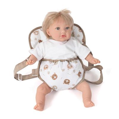 Poppen Draagzak - Beertjes Beige Poppen Draagzak - Beertjes Beige