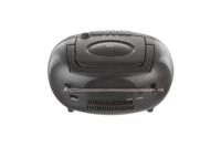 Cassetteradio met CD • FM-radio • Boombox • CD-speler • Stereo luidspreker • AUX-ingang • Net- / Batterijvoeding • Draagbaar • Zwart • Dual P 70 - thumbnail