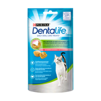 DentaLife Daily Oral Care met zalm kattensnack (40 gram) 8 x 40 g - thumbnail