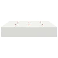 Bedframe met opbergruimte Wit 180 x 200 cm Bewerkt hout - thumbnail