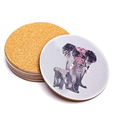 Olifant onderzetters (set van 6)