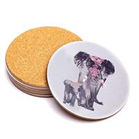 Olifant onderzetters (set van 6) - thumbnail