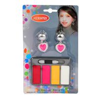 Basic Schminkset prinses + oorbellen - thumbnail
