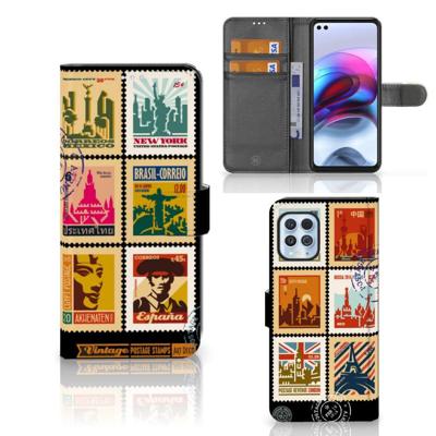 Motorola Moto G100 | Flip Cover | Postzegels Motorola Moto G100 | Flip Cover | Postzegels