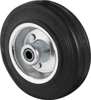Promat/Tecwerk Reservewiel | Wiel-Ø 160 mm | draagvermogen 135 kg | massief rubber zwart | As-Ø 20 mm naaf lengte 59 mm - 3000276039 Promat/Tecwerk Reservewiel | Wiel-Ø 160 mm | draagvermogen 135 kg | massief rubber zwart | As-Ø 20 mm naaf lengte 59 mm - 3000276039