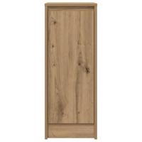 Dressoir 29,5x34x76 cm bewerkt hout artisanaal eikenkleur - thumbnail