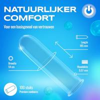ON Clinic 100 Droge Condooms Zonder Reservoir 100 stuks - thumbnail