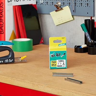 Wolfcraft Breedrugnieten | Type 053 | INOX | 8mm | 1400 stuks - 7030000 Wolfcraft Breedrugnieten | Type 053 | INOX | 8mm | 1400 stuks - 7030000