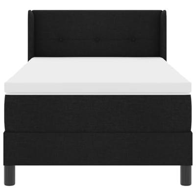 Boxspring bed Zwart en Wit en Zwart