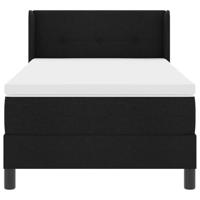 Boxspring bed Zwart en Wit en Zwart - thumbnail
