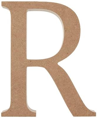 Creativ Company Letter, r, h: 13 cm, dikte 2 cm, 1 stuk
