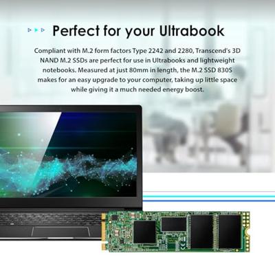 Transcend 830S SATA M.2 SSD 2280 harde schijf 512 GB M.2 SATA 6 Gb/s