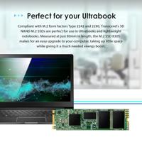Transcend 830S SATA M.2 SSD 2280 harde schijf 512 GB M.2 SATA 6 Gb/s - thumbnail