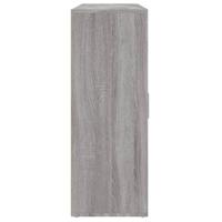 Dressoirs 3 st 60x31x84 cm bewerkt hout grijs sonoma eikenkleur - thumbnail