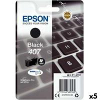 Inktcartridge epson 407 t07u140 zwart | 5 stuks - thumbnail