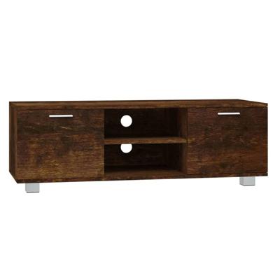 Tv-meubel 120x40,5x35 cm bewerkt hout gerookt eikenkleurig