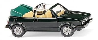 Wiking 0046 05 H0 Auto Volkswagen Golf I Cabrio, donkergroen
