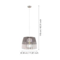 Eglo Moderne hanglampArtana nikkel - 32824 - thumbnail