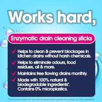 Ecozone Afvoer ontstopper sticks - citrus - 12 st. - thumbnail