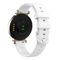 By Qubix - Siliconen bandje - Wit - Compatible met Garmin Lily 2 - Compatible Garmin bandje - thumbnail