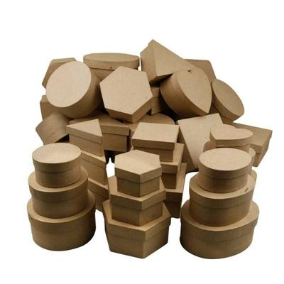 Creativ Company Dozen, h: 5-7,5 cm, d 10-18 cm, 72 stuk/ 1 doos - thumbnail