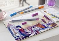 Faber Castell Duo aquarelmarker Goldfaber - etui 6 stuks Candy shop - thumbnail