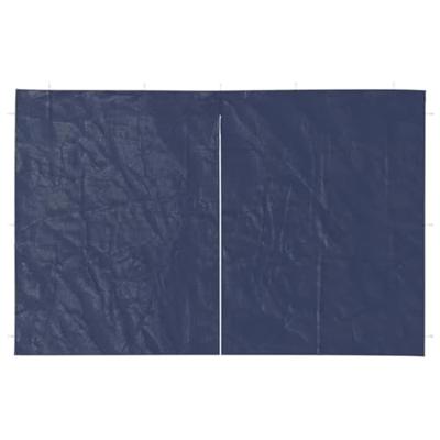 Tentwanden met ritssluiting PE blauw 2 st - thumbnail