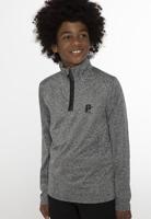 Protest Prtwillowy 1/4 Zip Pully Kinderen Dark Grey Melee 116 - thumbnail