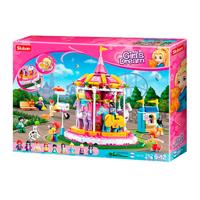 Sluban Carrousel (Girl's Dream) bouwstenen set - thumbnail