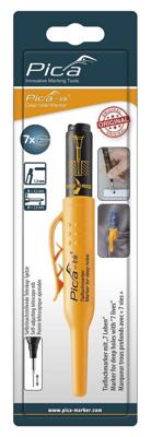 Pica 150/46 Markeerstift voor diepe gaten | Zwart | Blister - PI15046SB