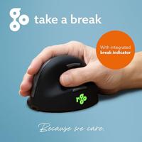 R-Go HE ergonomische muis, small, draadloos, voor rechtshandigen - thumbnail