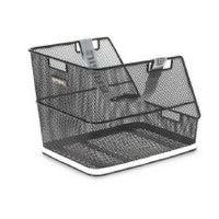 Basil class - schooltas fietsmand - achterop - zwart