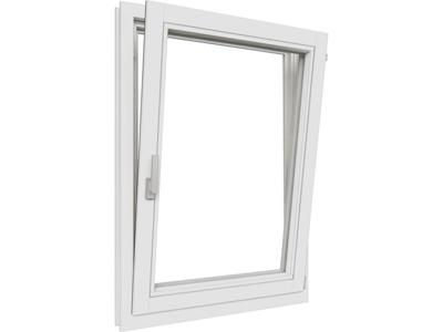 Trendhout Draai/kiepraam - 77,4x107,4 cm - rechtsdraaiend - wit - incl. raambeslag- - - Trendhout