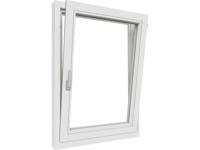 Trendhout Draai/kiepraam - 77,4x107,4 cm - rechtsdraaiend - wit - incl. raambeslag- - - Trendhout - thumbnail