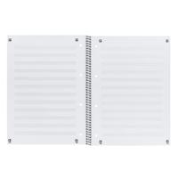 Collegeblok Oxford A4+ muziek 4-gaats 100 pagina's 80gr blauw | 10 stuks - thumbnail