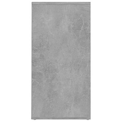 VidaXL Schoenenkast 31,5x35x70 cm bewerkt hout betongrijs
