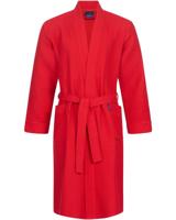 Morgenstern Morgenstern badjas Luca wafelstof Kimono 120cm Rood L - thumbnail