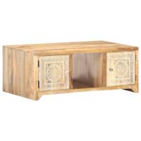Salontafel 90x50x35 cm massief mangohout - thumbnail