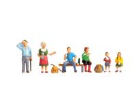 NOCH 15872 H0 Wandelaars figuren Geverfd, Staand - thumbnail